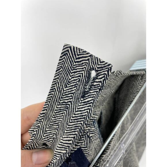 Giorgio Armani Pants Womens Size 14 Dress Pleated Black White Le Collezioni - Picture 5 of 5